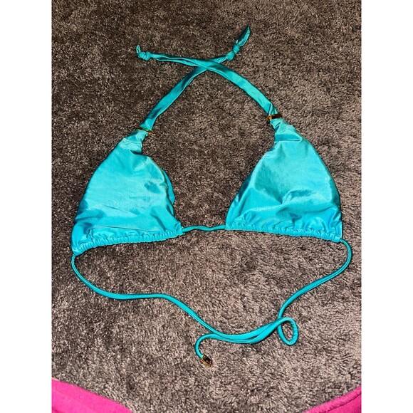 Vix teal bikini swim top - Picture 1 of 4